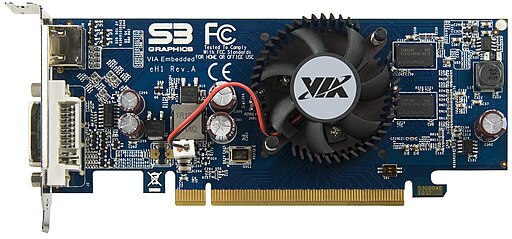 VIA eH1 DX10 Graphics Card - Top graphics card or (GPU - Graphics processing unit)