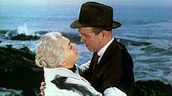 James Stewart und Kim Novak in Vertigo – Aus dem Reich der Toten (1958)