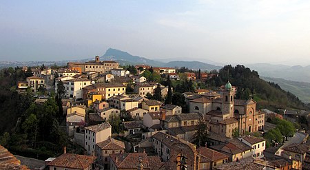 Verucchio dall'alto