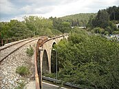 Der 166 Meter lange Viadukt Camigliati kurz nach Camigliatello Silano ist die längste Brücke der Strecke.