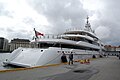 British motor yacht Vibrant Curiosity (IMO 1010002) in Bergen in 2009.