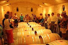 Wine cellar at Vasa Vieillissement en futs neufs a la cave Vasa a Potamiou.jpg