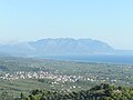 Η Ζαχάρω όπως φαίνεται από το όρος Λάπιθας.