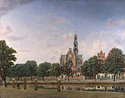 De Westerkerk in 1660.