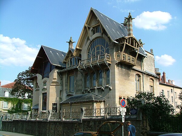 The Villa Majorelle, located at 1, rue Louis Majorelle in Nancy, in July 2004.