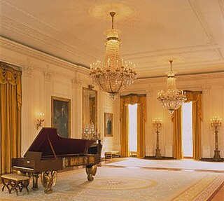 <span class="mw-page-title-main">East Room</span> Event and reception room in the Executive Residence