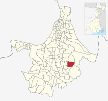 Location of Ward No. 106 in Kolkata Ward Map Ward no. 106 in Kolkata Municipal Corporation.svg