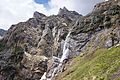 Waterfall in the Mountains of Bucegi