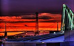 West Gate Bridge Melbourne sunset.jpg