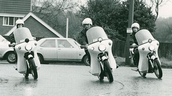 West Midlands Police motorbikes in the 1970s