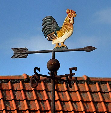 Weathercocks in Wormhout Nord France