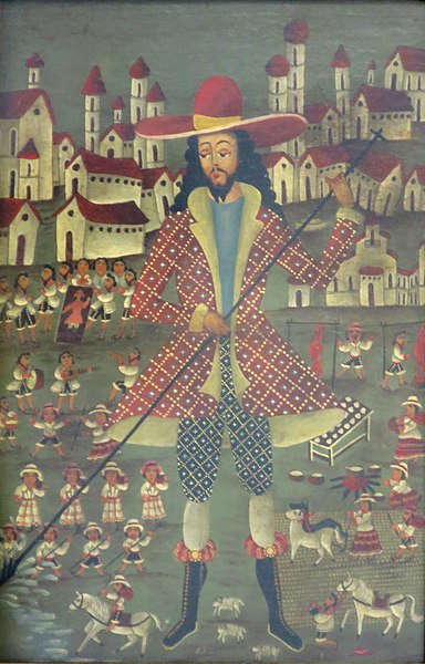 File:'Saint Isidore the Laborer' by unknown Peruvian painter, c. 1850, Lowe Art Museum.JPG