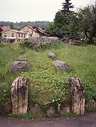 Svenska: Ängshögens södra gånggrift (Falköping 9:1), Falköping, Västergötland (1994).