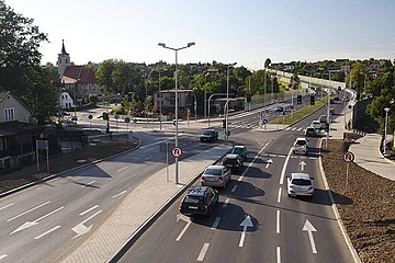 Ring Road in Bielsko-Biała, Poland