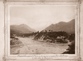 Харачоевское ущелье в Чечне, по которому наступал Чеченский отряд в 1859 г. в Дагестане.png