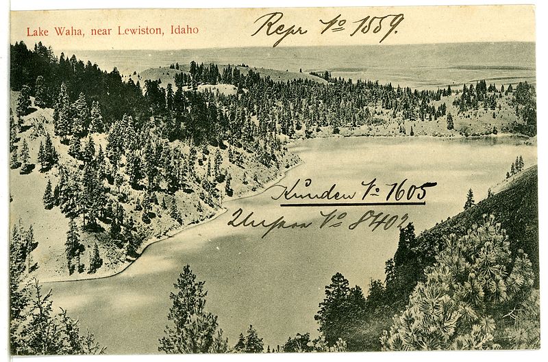 File:08402-Lewiston, Idaho-1906-Lake Waha near Lewiston-Brück & Sohn Kunstverlag.jpg