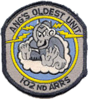 102nd Aerospace Rescue Recovery Squadron patch, 1975 102d Aerospace Rescue Recovery Squadron - emblem.png