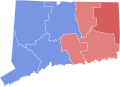 Results for the 1870 Connecticut gubernatorial election by county.