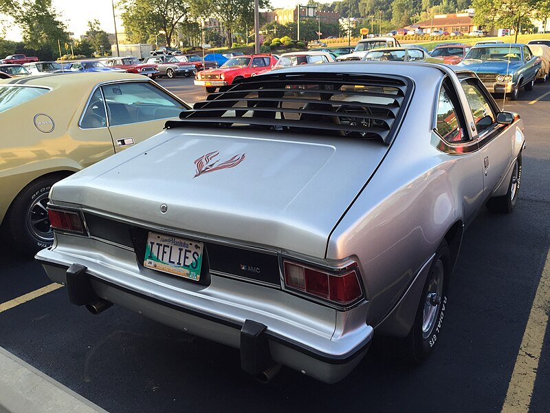 File:1977 AMC Hornet AMX silver AMO 2015 meet 2of6.jpg