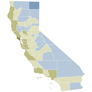 1978 California Proposition 6 results map by county.svg