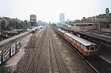 Bahnhof Feuerbachstraße und Güterbahnhof Steglitz, 1987