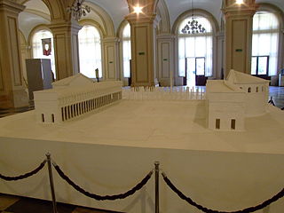 Scaled Reconstruction of the Trajan's Forum in Romanian National Museum