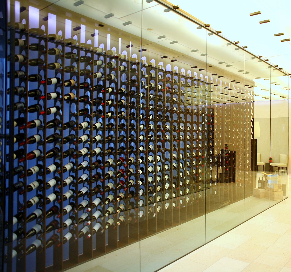 Wine Rack Wikipedia, Glass Wine Shelves