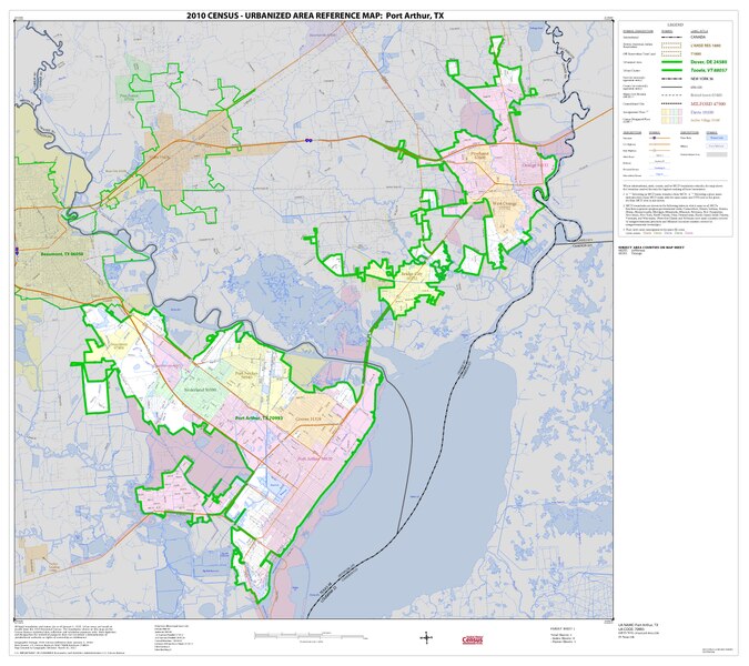 File:2010 Census Urbanized Area Reference Map for Port Arthur, Texas - DPLA - 75f7cc3b85baa11410f93f7a9305f41d.pdf