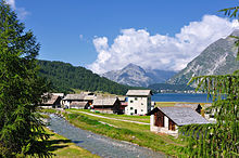 Weiler Isola am Silsersee