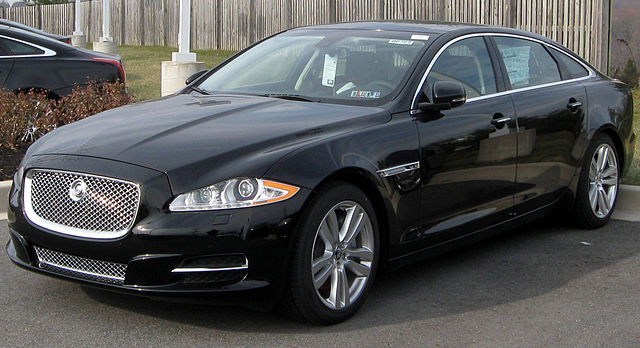 jaguar car xj black