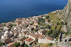 La città bassa vista dalla rocca