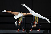 51. Deutsche Meisterschaft im karnevalistischen Tanzsport,Celine Müller,Fabian Stollsteimer,GFTB DIE FILDERER e.V. 1966 Leinfelden-Echterdingen,Lanxess Arena,Ü15 - Tanzpaare