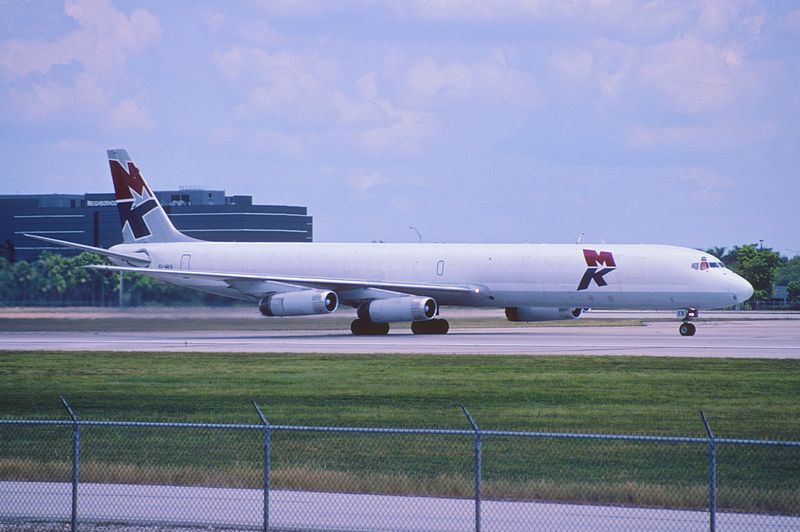 File:247bl - MK Airlines DC-8-63F; 9G-MKN@MIA;20.07.2003 (8480708826).jpg