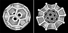 A model of a typical brochosome from leafhopper integument (on the right dissected to show the interior). 3D model of brochosome.jpg