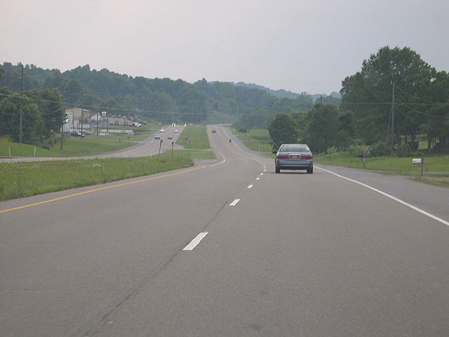 US 421 near Bristol in June 2006