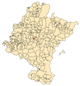 Locatie van Muruzabal (eu) - Muruzábal (es)