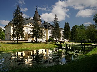 Warcino Village in Pomeranian Voivodeship, Poland