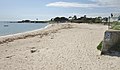 L'ouest de la plage de Kerguelen (en Larmor-Plage) et la pointe de Kerpape (en Ploemeur).