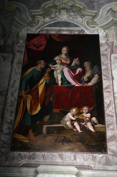 File:8632 - Milano - San Marco - Camillo Procaccini - Madonna e SS Pietro e Antonio - Foto Giovanni Dall'Orto 14-Apr-2007.jpg