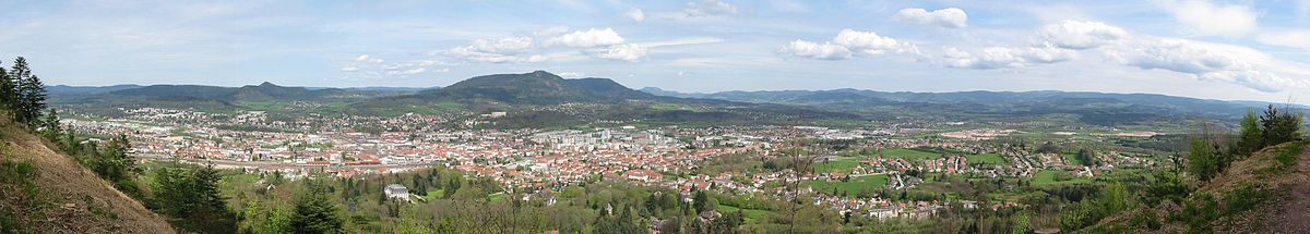 Panorama over Saint-Dié-des-Vosges