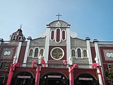 Church facade in 2019