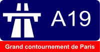 A19 (Франция) Маршрутен маркер.svg