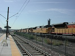 A long line of EMD SD90MAC-H units (2852218586).jpg