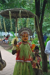 Aati kalenja A folk dance performed during the monsoon in the coastal area of Karnataka and Kasaragod district of Kerala, India