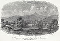 Abergavenny, and Suger Loaf mountain from the Monmouth road