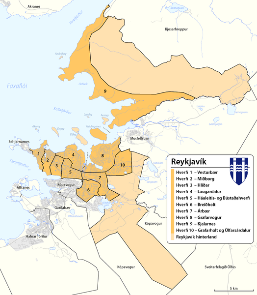 File:Administrative map of Reykjavík.png