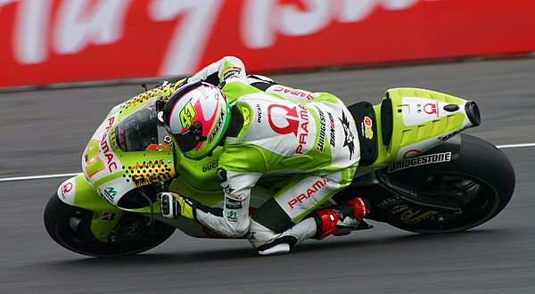 Espargaró at the 2010 British Grand Prix