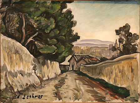 Alfred Lesbros, Estrada de Villeneuve-lès-Avignon.