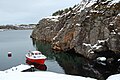 English: The island of Algrøyna in Hordaland, Norway.