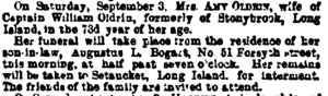 Miniatuur voor Bestand:Amy Kinner (1780-1853) Oldrin funeral notice in the New York Herald on Monday, September 5, 1853.png